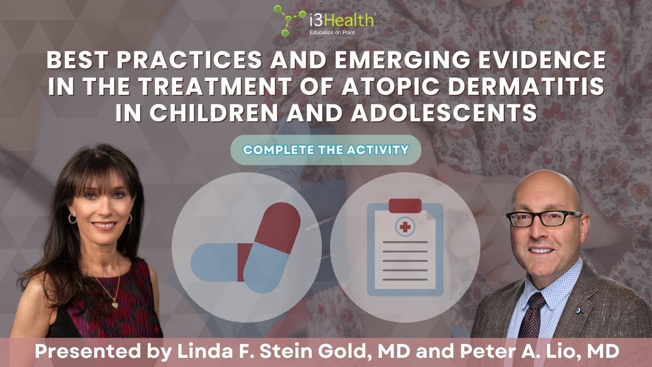 i3health's tweet card. Advances in Atopic Dermatitis Treatment for Children: Expert Insights...