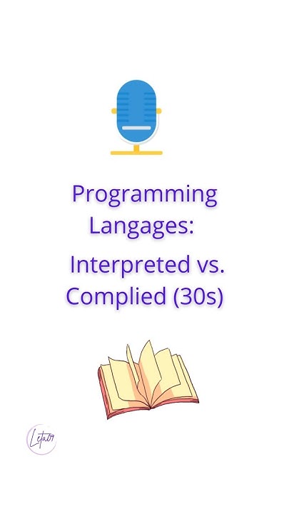 _leta09's tweet card. 💻⚡ Programming Explained in 30 Seconds: Interpreted vs Compiled...
