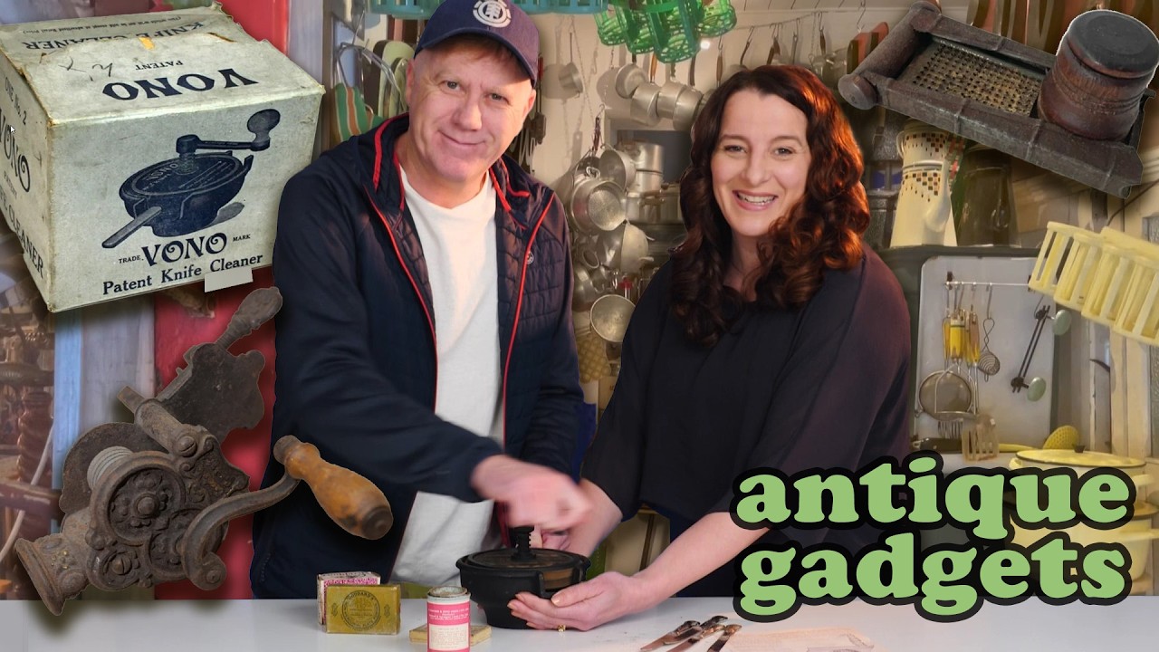 HowToCookThat's tweet card. Clever or Never? Antique Gadgets Tested | H2CT Ann Reardon