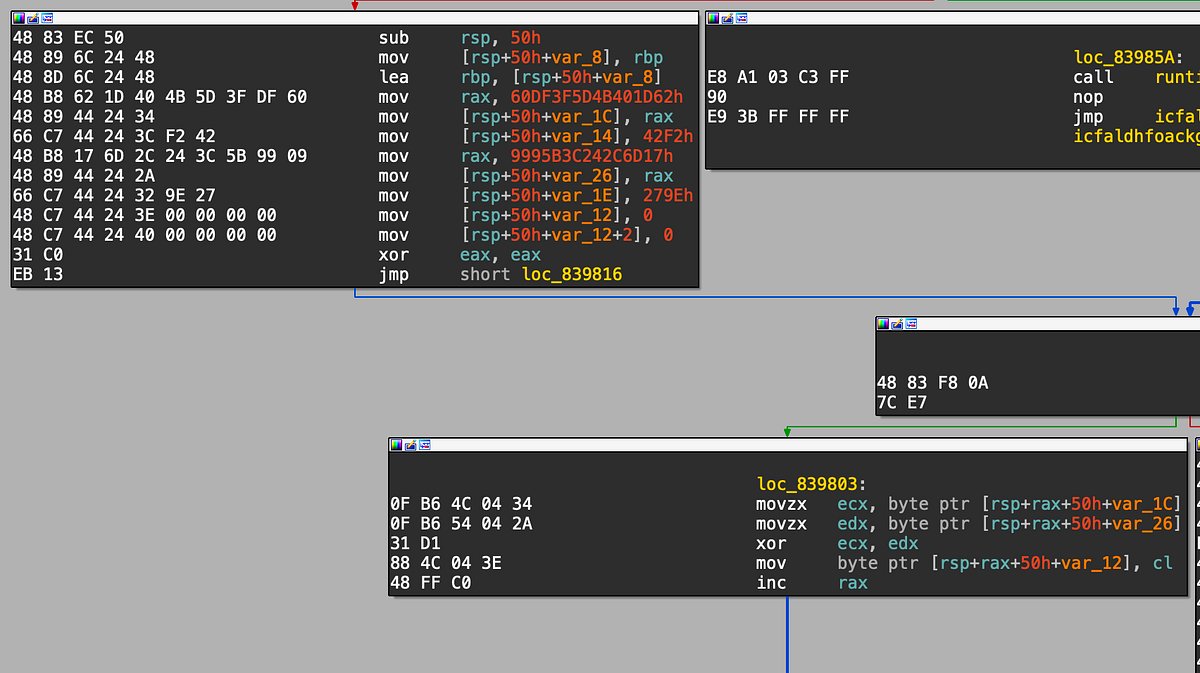 sysopfb's tweet card. By: Jason Reaves