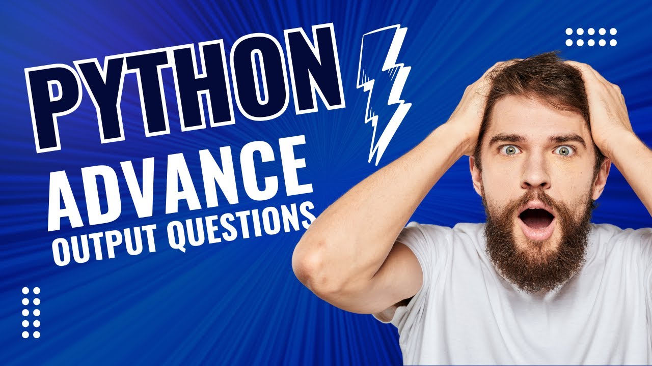 codingforcareer's tweet card. Python Output Questions Advance | Python Questions For Interview |...