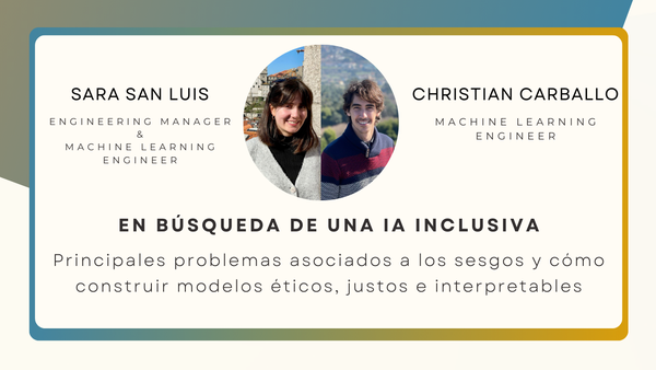 TechPenguinB's tweet card. Hola 🖖🏻 **Próxima charla** *En Búsqueda de una IA inclusiva* Principales problemas asociados a los sesgos y cómo construir modelos éticos, justos e interpretables. **
