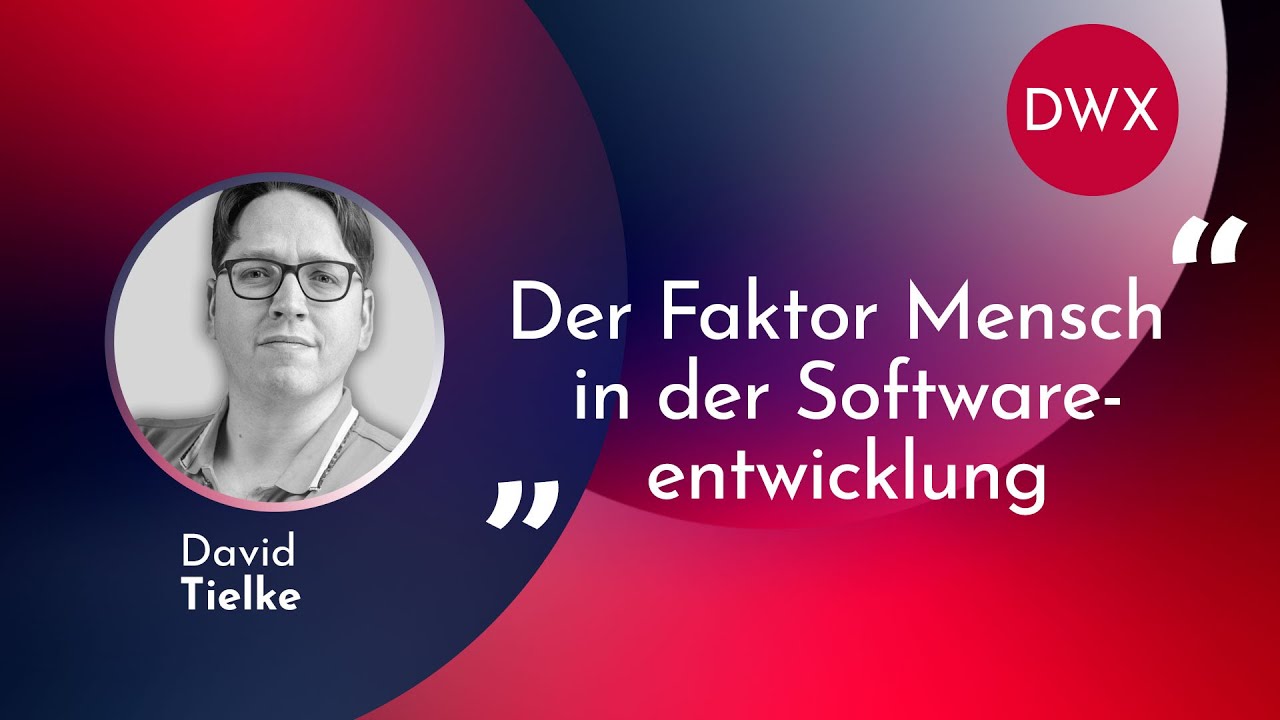 dotnetgeek's tweet card. DWX23 Keynote: Der Faktor Mensch in der Softwareentwicklung | David...
