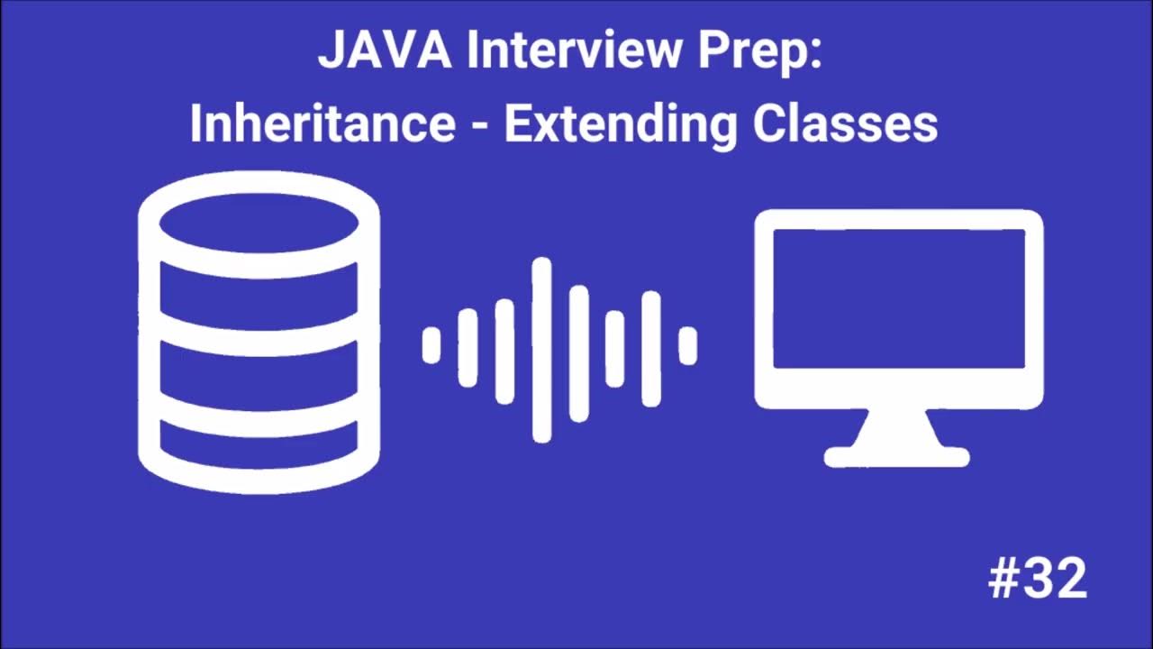 TechPrepPodcast's tweet card. Java Interview Prep #32 - Inheritance. Extending Classes - AI-Gener...