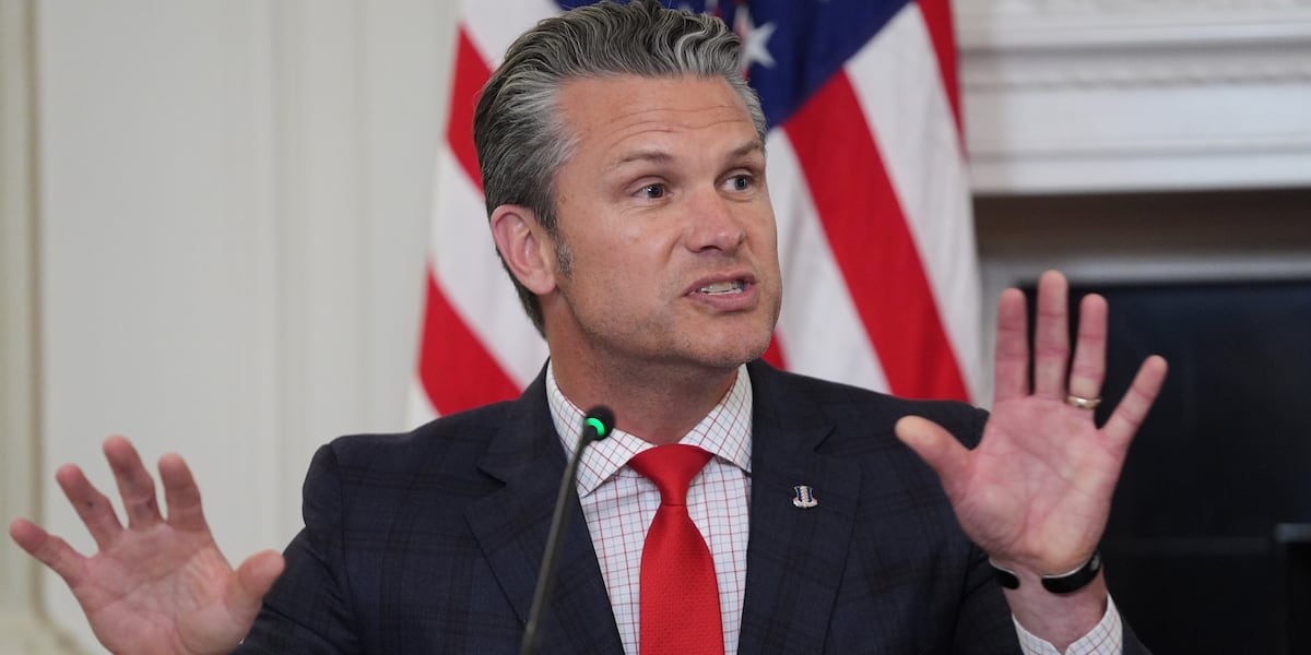 wcax's tweet card. Defense Secretary Pete Hegseth put U.S. troops at risk by sharing sensitive military plans on his personal phone.