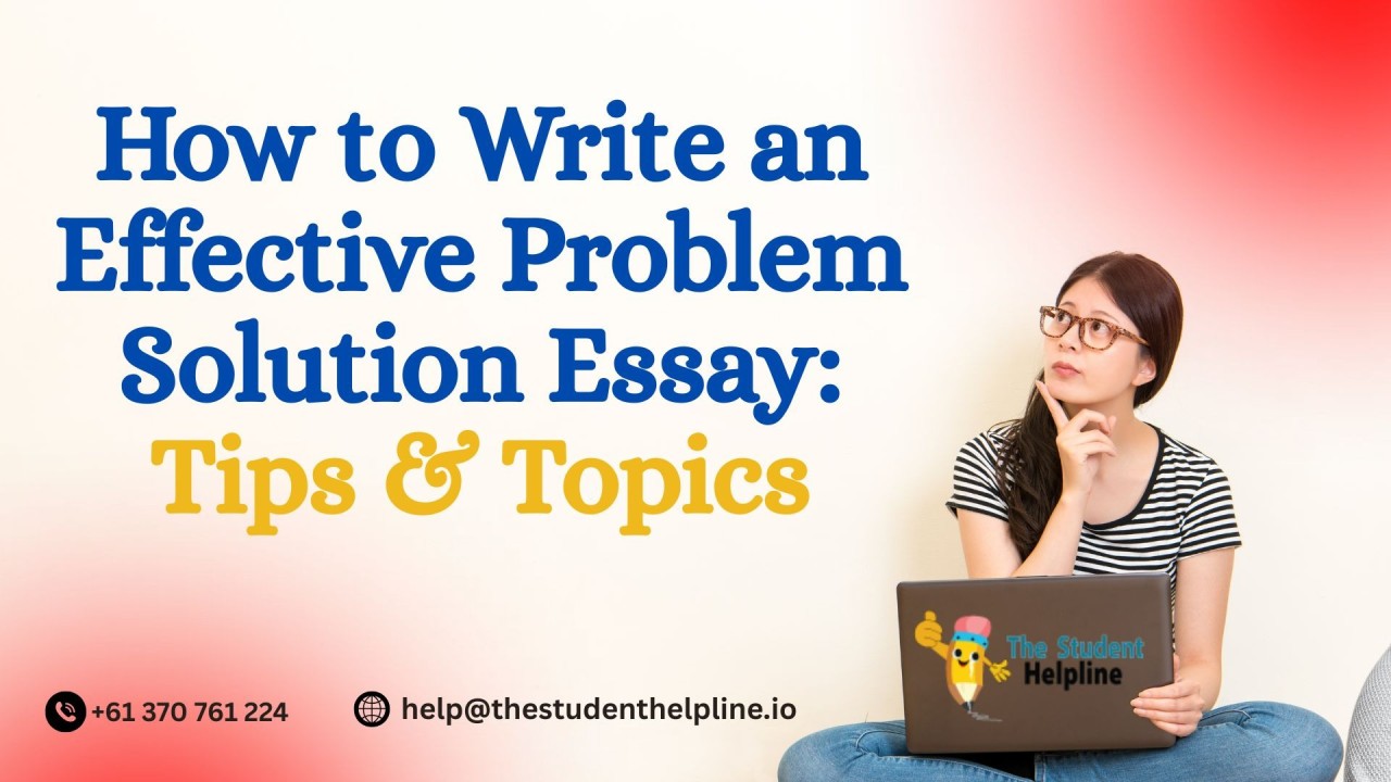 HelpAssessment's tweet card. Explore top problem-solution essay topics with examples, writing structure, and tips. Perfect for students tackling real-world issues in academic essays.
