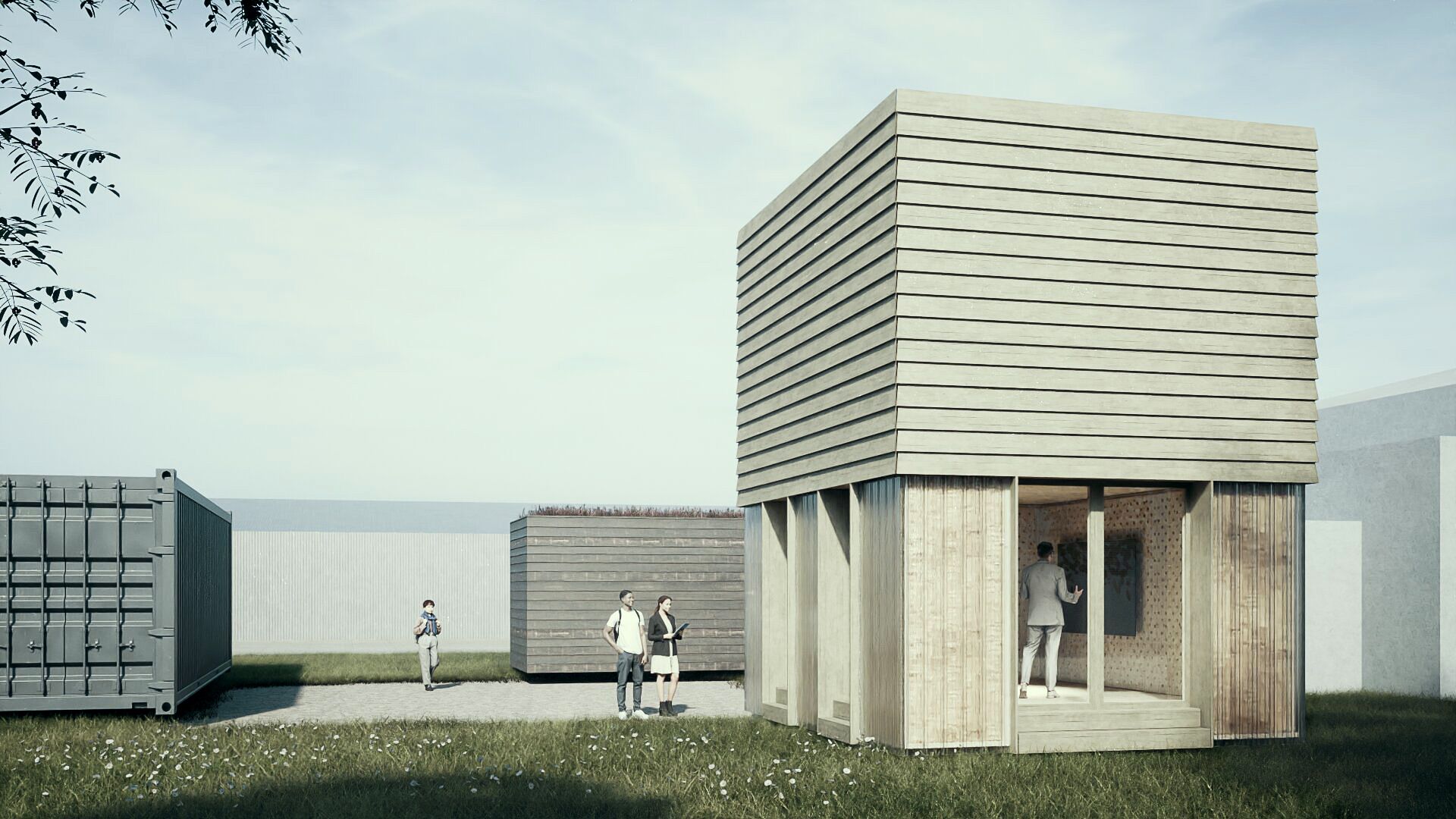 NETSYNO's tweet card. Am 11. April 2025 wurde das ReBuild offiziell eröffnet – ein innovatives, zweigeschossiges Holzsystemhaus, das als reale Forschungsplattform für nachhaltiges Bauen dient. Das ReBuild steht im Zentrum...