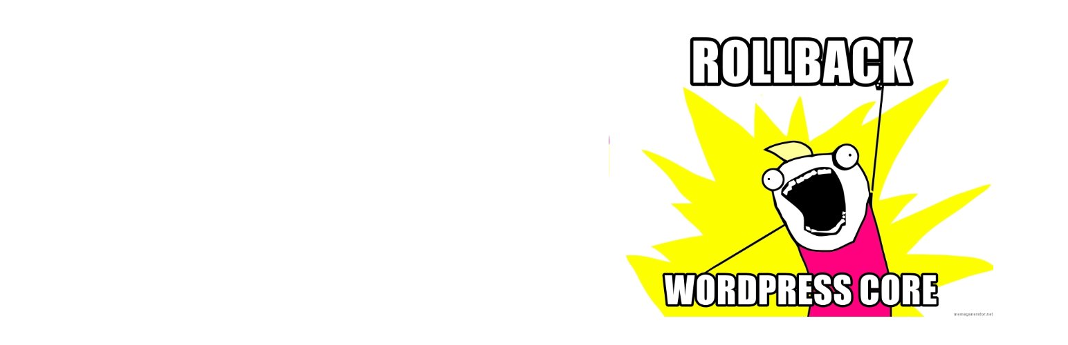 natmiletic's tweet card. Seamless rollback of WordPress Core to latest release or any outdated, secure release using the Core Update API and core update methods.