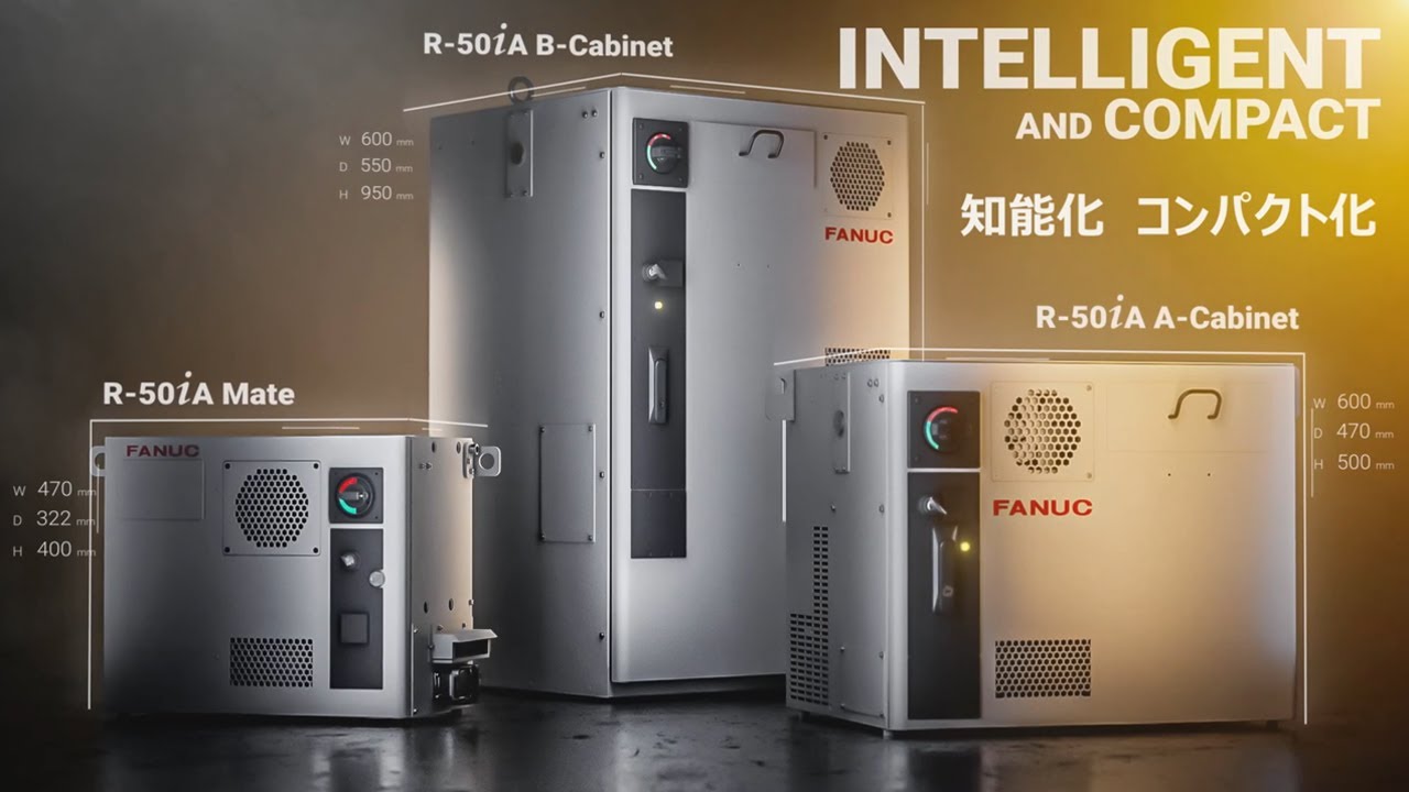 mirailab1's tweet card. 新ロボット制御装置 R-50iA New Robot Controller R-50iA
