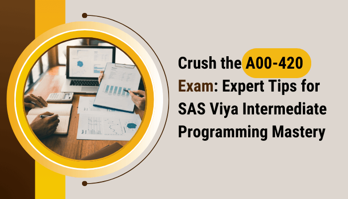 analyticsexam's tweet card. Are you preparing for the A00-420 SAS Viya Intermediate Programming certification? This guide offers expert study tips & study materials