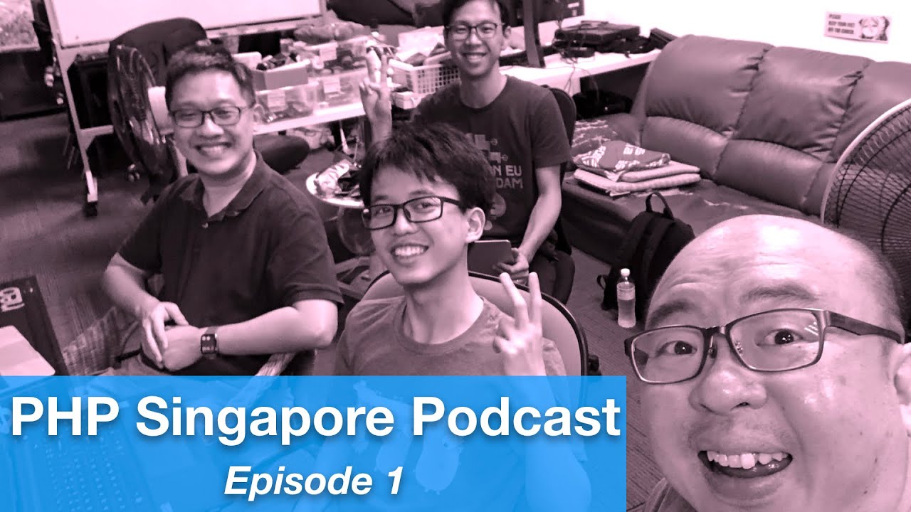 phpsingapore's tweet card. PHP Singapore Podcast (Episode 1)