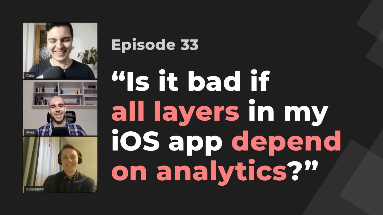 essentialdevcom's tweet card. Learn how to architect your iOS apps for analytics, define strategies for remote config/flags, and use DTOs, custom, and primitive types.