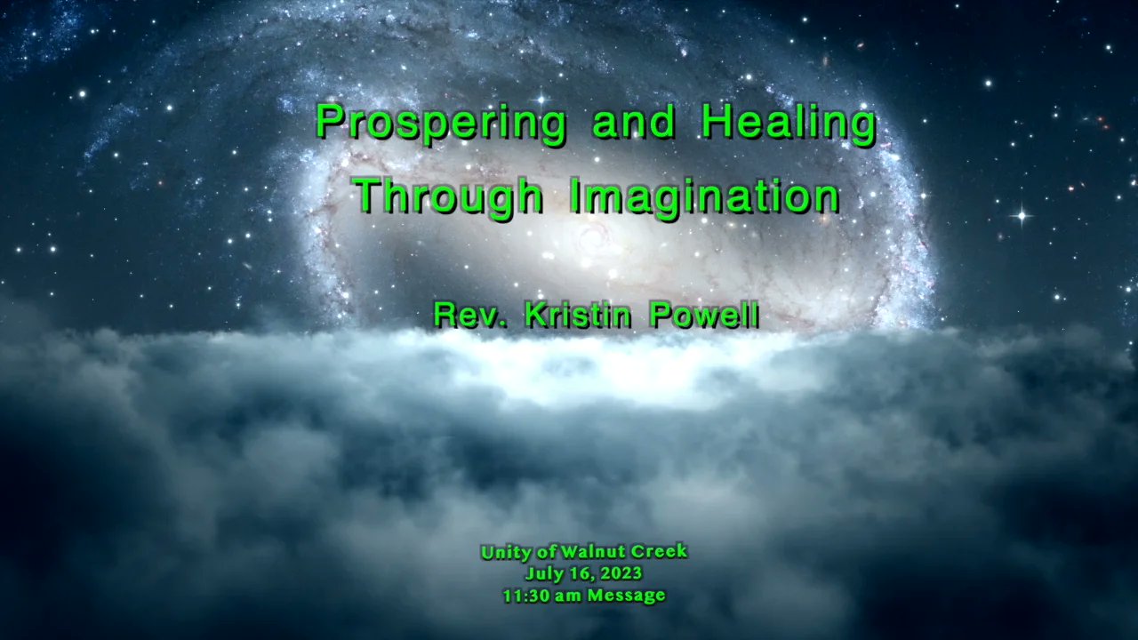 unitycenter_wc's tweet card. July 16, 2023 – Prospering and Healing Through Imagination