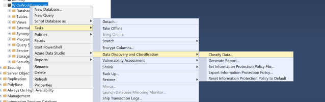 sqlserverwarrio's tweet card. Microsoft introduced an enhancement for the “data classification” tool, by adding “auditing” capability which will improve the security posture and confirm to compliance and regulations. To demonst…