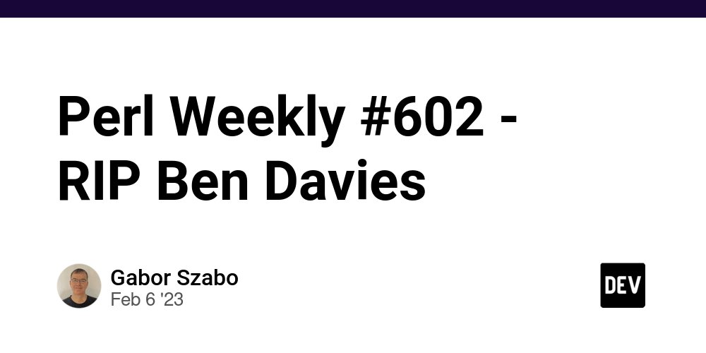 PerlWeekly's tweet card. Another week another Perl Weekly