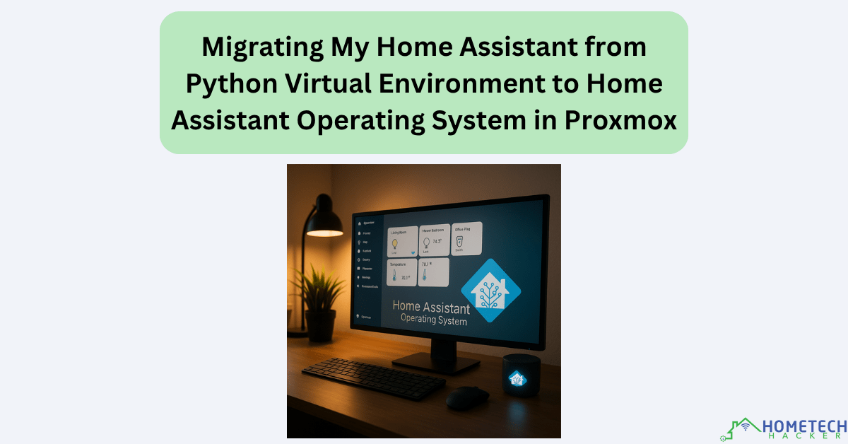 geeknizer's tweet card. Learn how I migrated my Home Assistant setup from a Python virtual environment on Ubuntu to the Home Assistant Operating System (HAOS) in Proxmox. Includes steps, hiccups, and lessons learned for a...