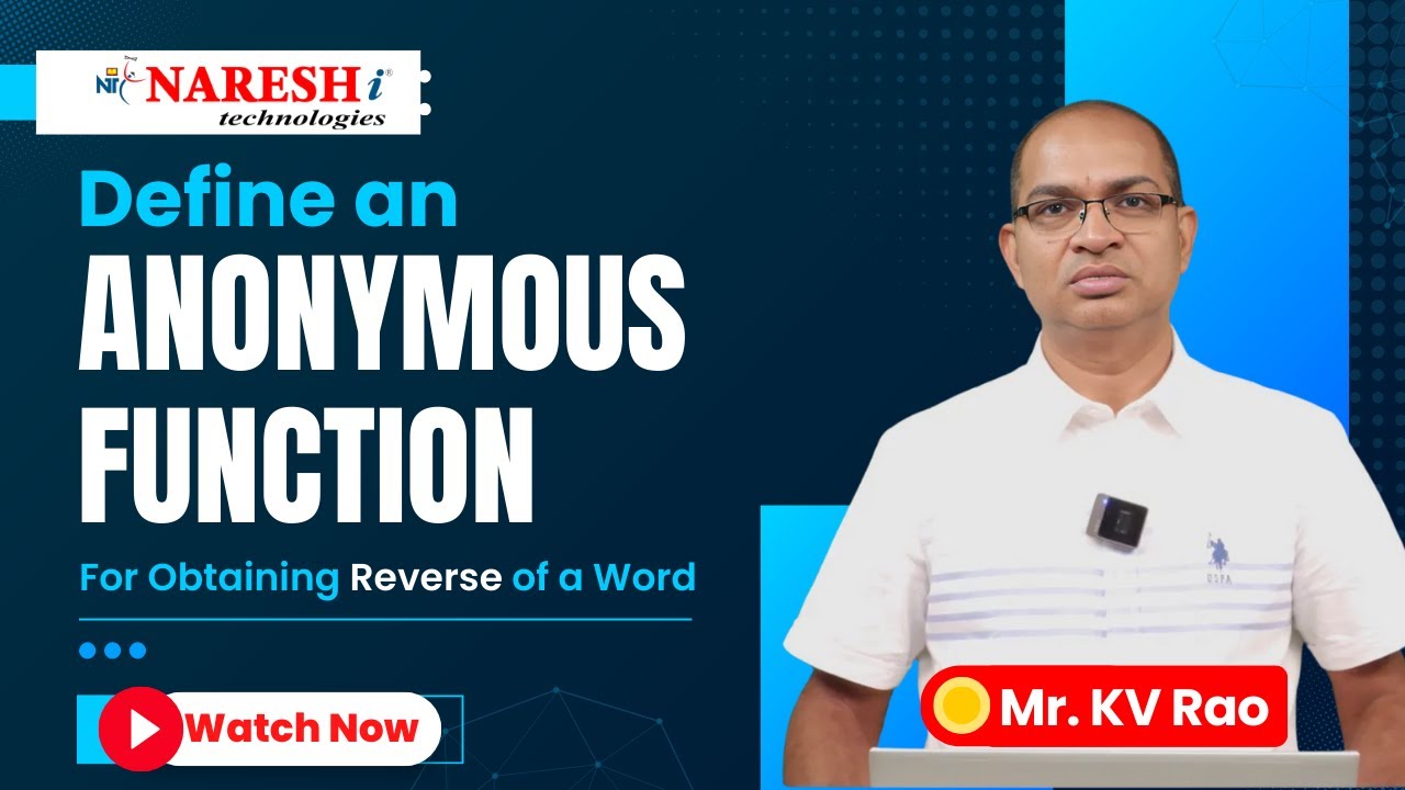 nareshitech's tweet card. How to Reverse a Word in Python Using an Anonymous Function |...