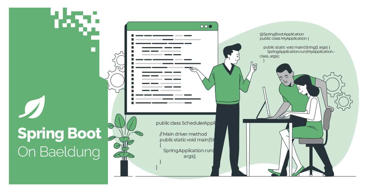 baeldung's tweet card. Learn how to use the Temporal workflow engine with Spring Boot.