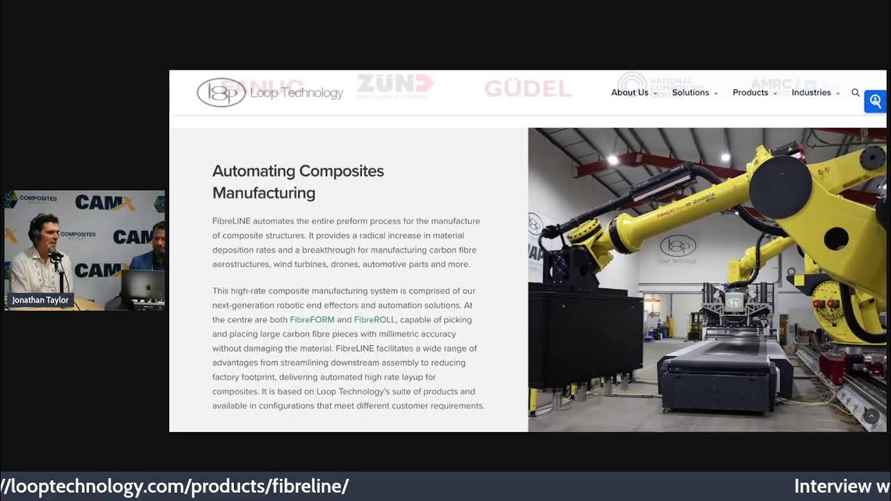 Loop_Technology's tweet card. Live at CAMX 2025 - Interview with Matthew Hardman of Loop Technology