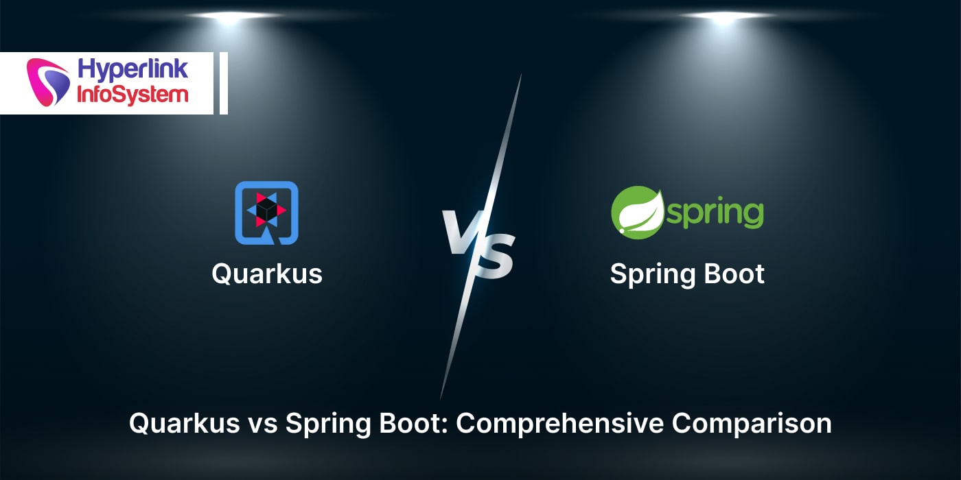 hyperlinkinfo's tweet card. Discover a comparison between Quarkus and Spring Boot, exploring performance, scalability, ease of use, and features to choose the best for your Java apps.