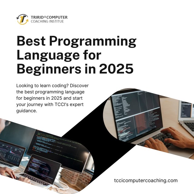 tccicomputer's tweet card. Looking to learn coding? Discover the best programming language for beginners in 2025 and start your journey with TCCI’s expert guidance.