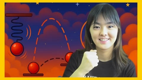 a_physics_lady's tweet card. Master physics fundamentals in 2 weeks from scratch. Includes SIMULATION APPS you can play with !