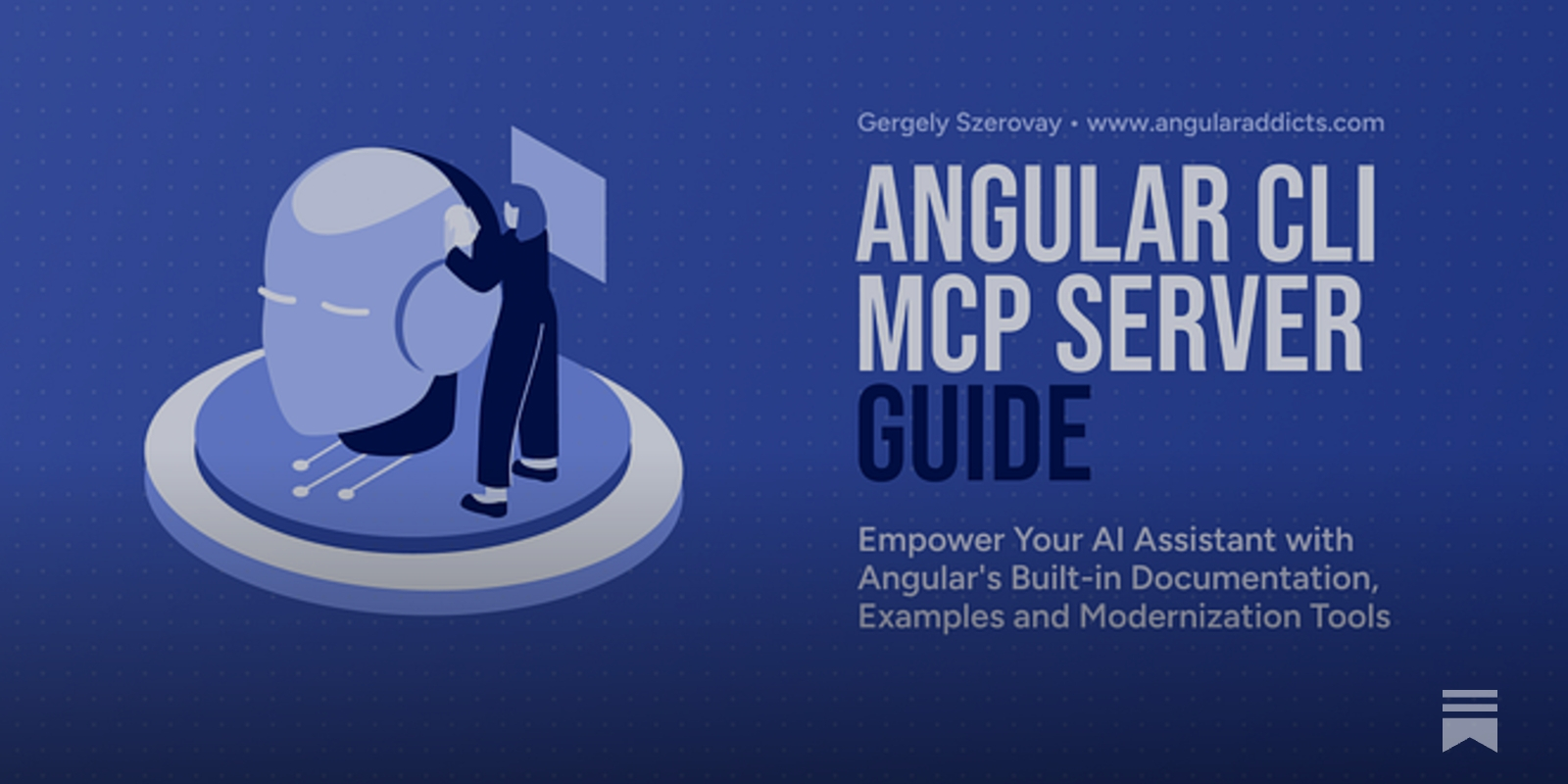 GergelySzerovay's tweet card. Empower Your AI Assistant with Angular's Built-in Documentation, Examples and Modernization Tools