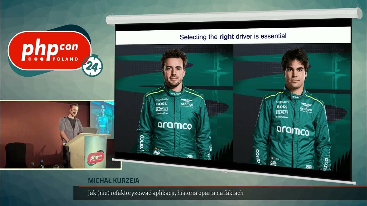 PHPConPoland's tweet card. Michał Kurzeja: Jak (nie) refaktoryzować aplikacji, historia oparta...