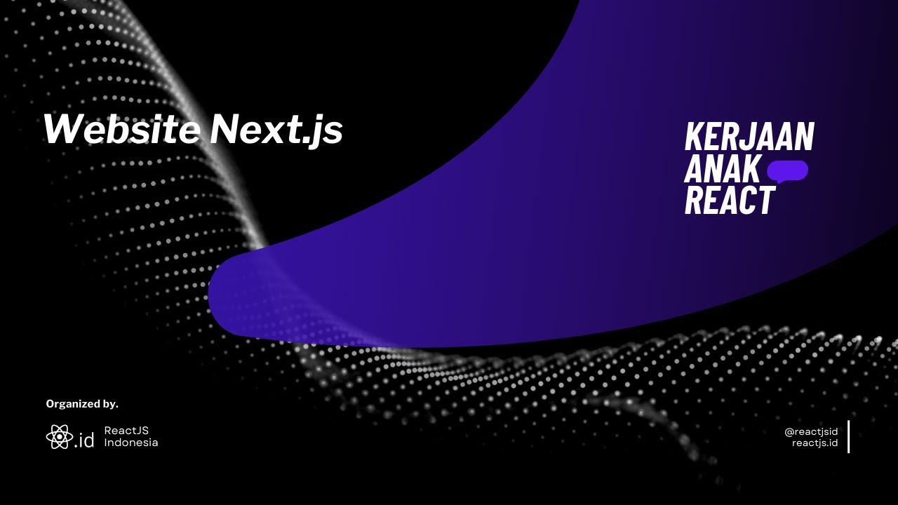 reactjsid's tweet card. Kerjaan Anak React #5 - Website Next.js