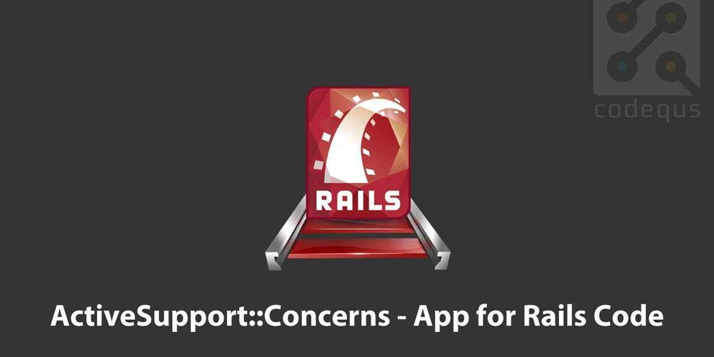 Ian_KamauKE's tweet card. A Concern is a module that you extract to split the implementation of a class or module instead of...