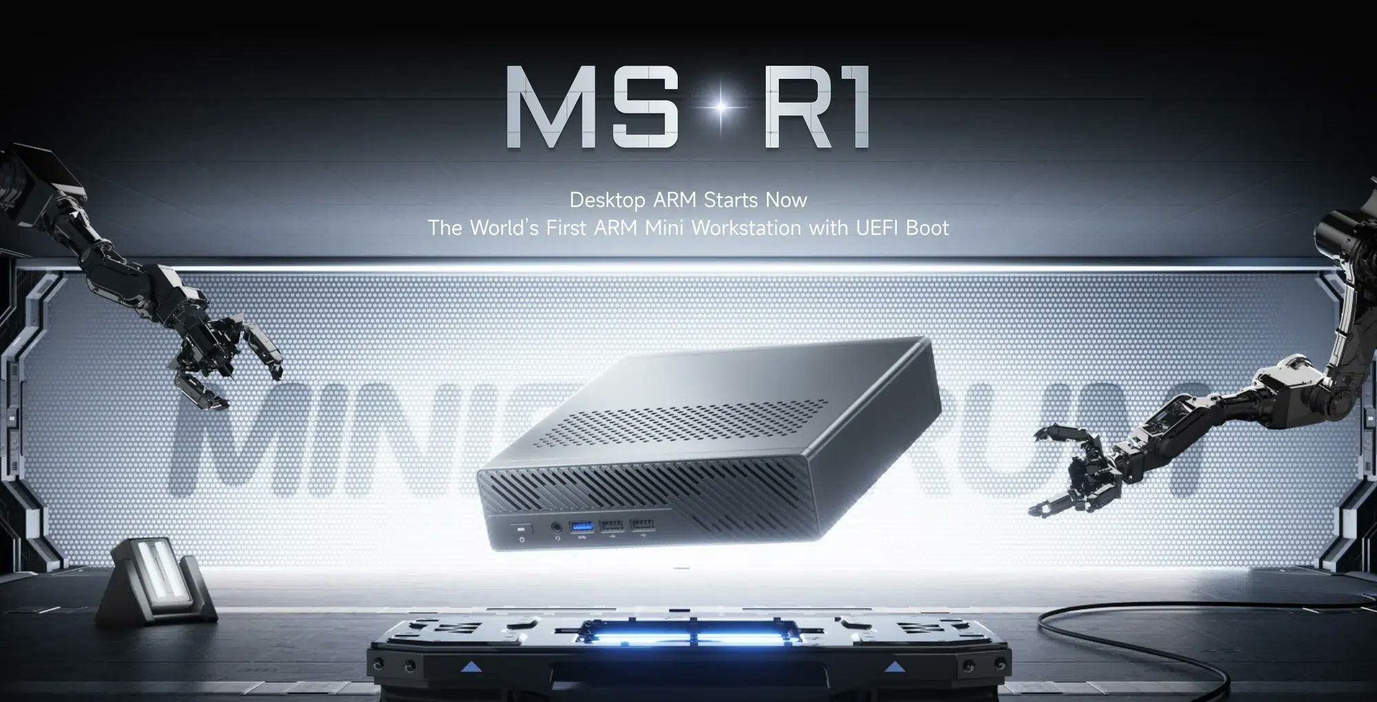 AndroidSmartTV's tweet card. MINISFORUM is pushing into new territory with the MS-R1, an ARM-powered AI mini PC now available globally. MINISFORUM MS-R1 is also the world’s first ARM