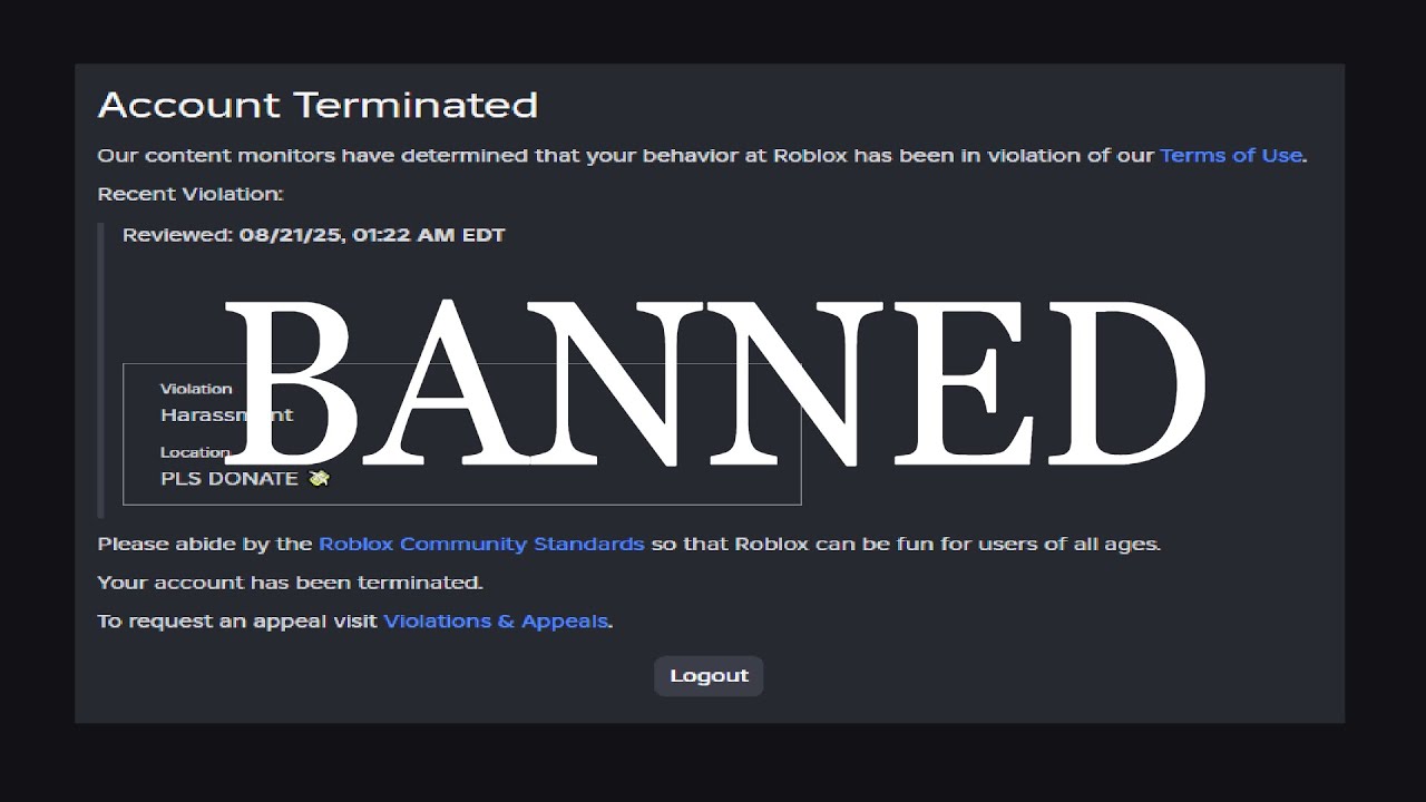 kovo1000's tweet card. Roblox False Banned Me... Here's Why