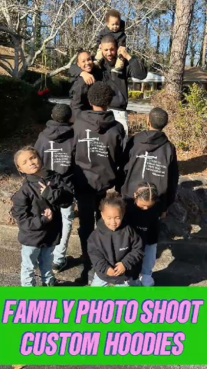 ModelsUnleashed's tweet card. Personalized CUSTOM HOODIES "Gober FAMILY PHOTO SHOOT" w/ DTF...