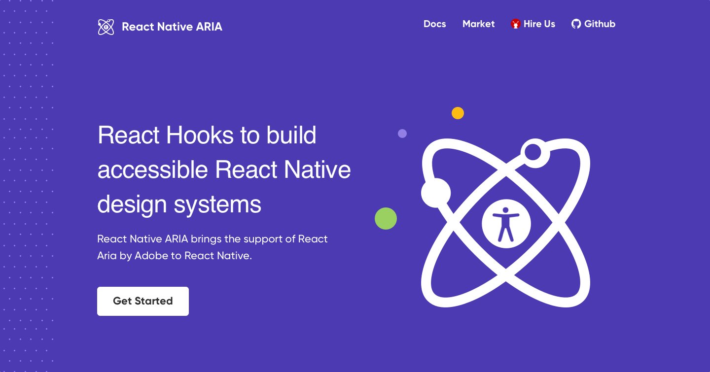 sanketsahu's tweet card. React Hooks to build accessible React Native design systems
