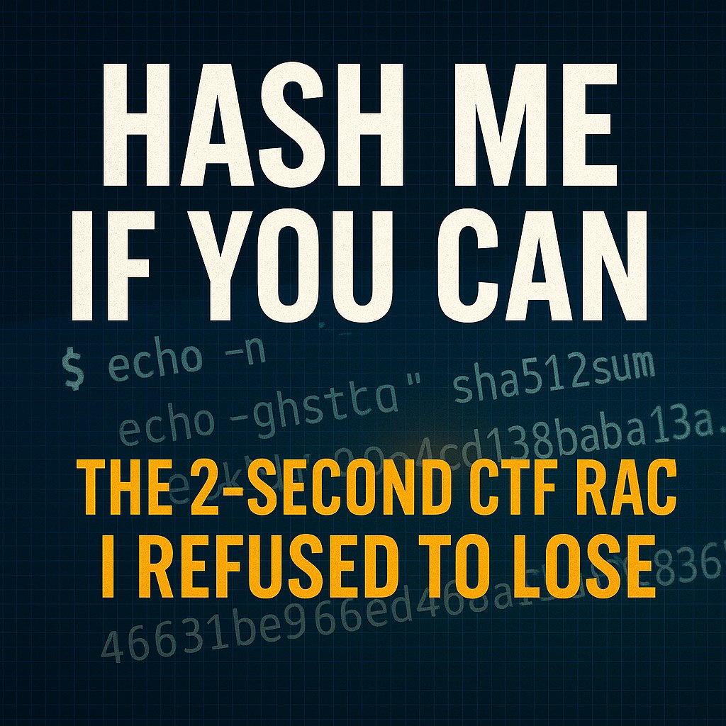TweetThreatNews's tweet card. This story illustrates a cybersecurity challenge involving dynamic message extraction and hashing under time constraints. It highlights the importance of automation, robust scripting, and handling...