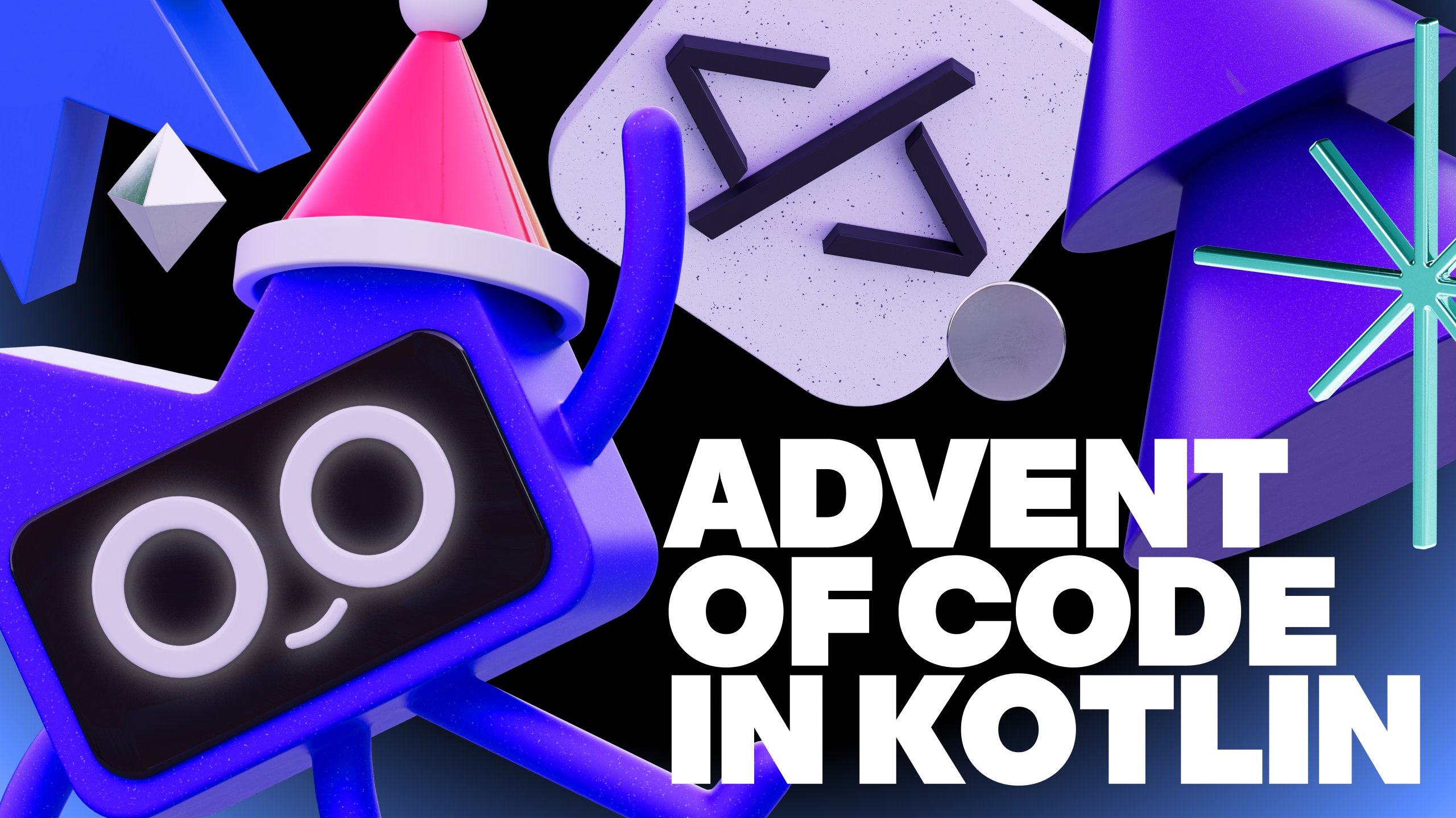 kotlin's tweet card. Join us live for five days of Advent of Code puzzles and five Kotlin livestreams on December 1–5. Solve the puzzles in Kotlin with help from Kotlin team experts and fun community guests, climb the lea