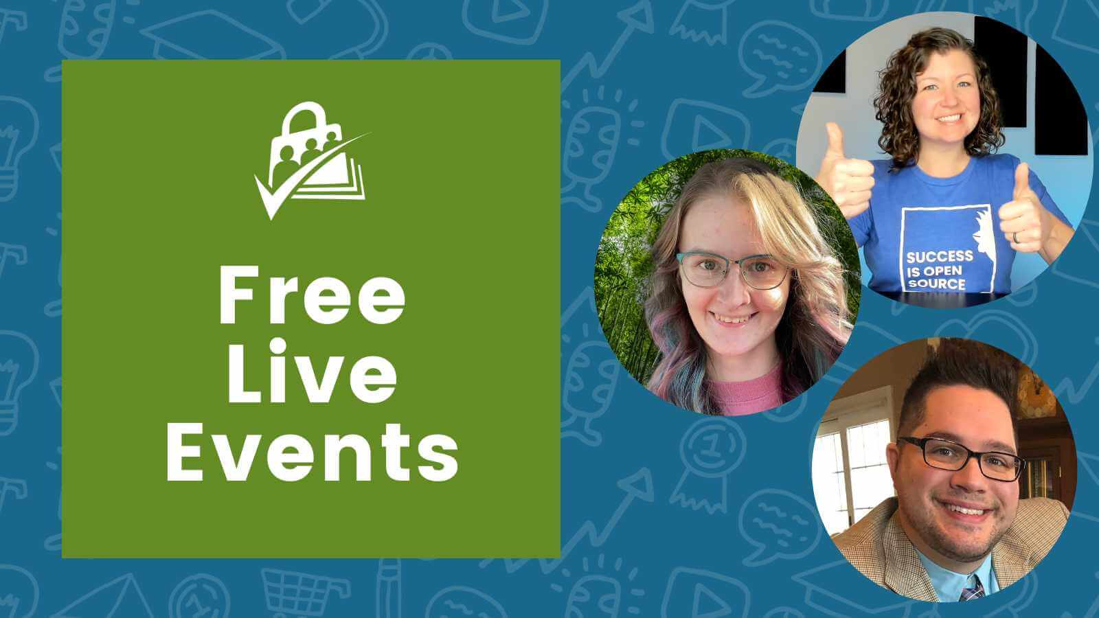 wpfusion's tweet card. Get info about the next upcoming live stream event and other planned events for the Paid Memberships Pro community