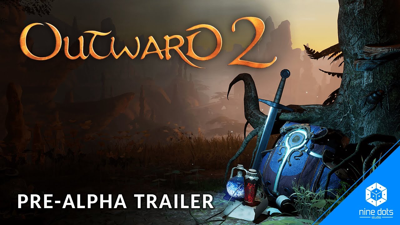 NineDotsStudio's tweet card. Outward 2 - Pre-Alpha Trailer
