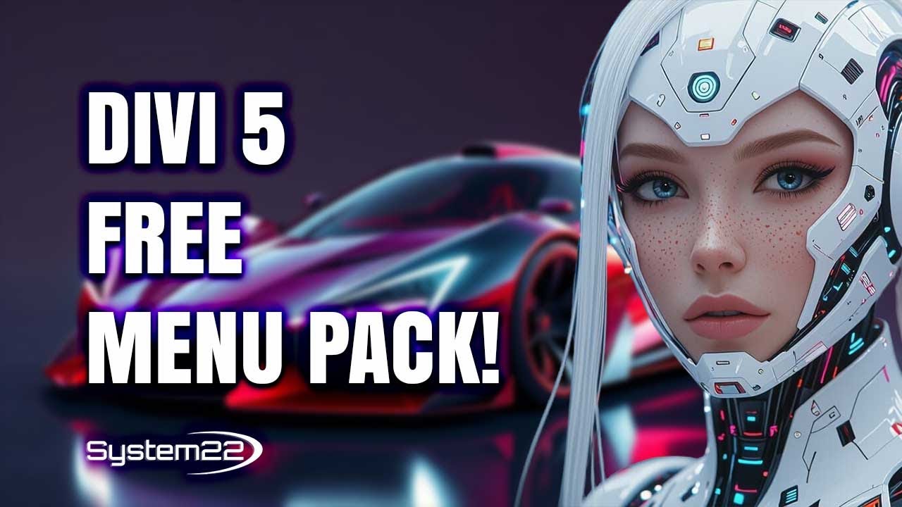 22ITSolutions1's tweet card. Divi 5 Free Download – 6 Stunning Off Canvas Menus for Your Website