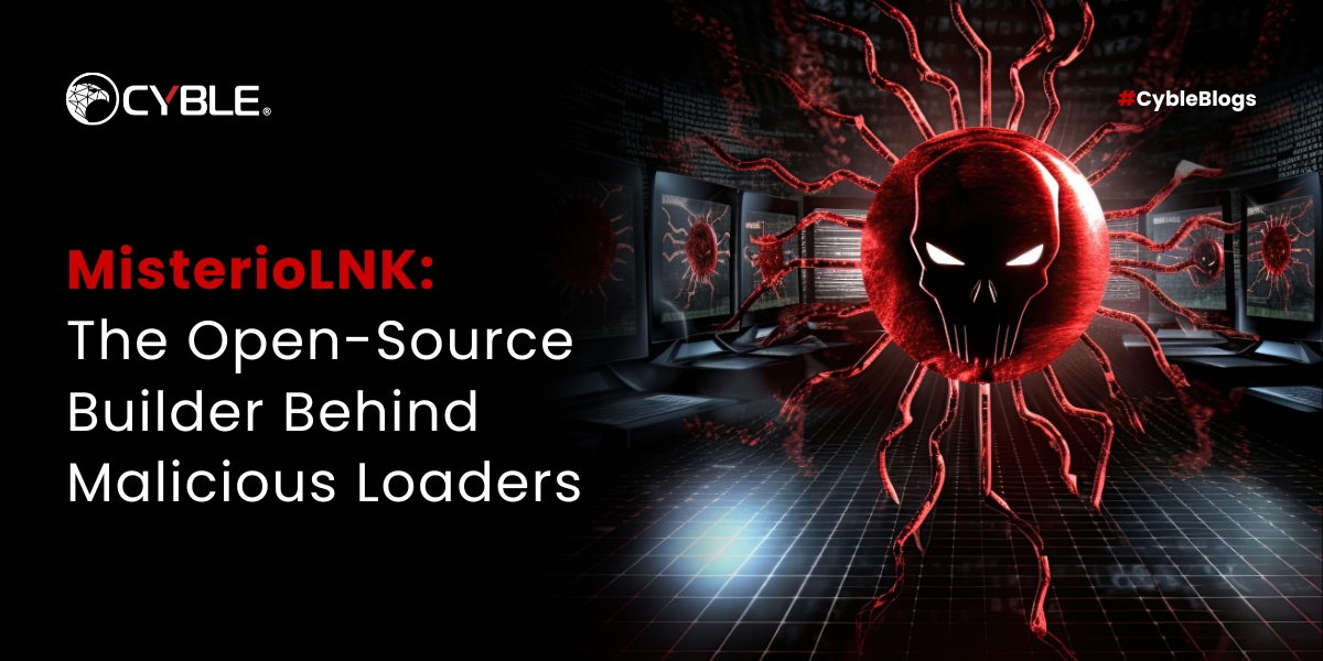 CybleInsights's tweet card. Explore CRIL's findings on MisterioLNK, an open-source loader builder creating evasive malicious files like LNK and BAT. Stay informed!