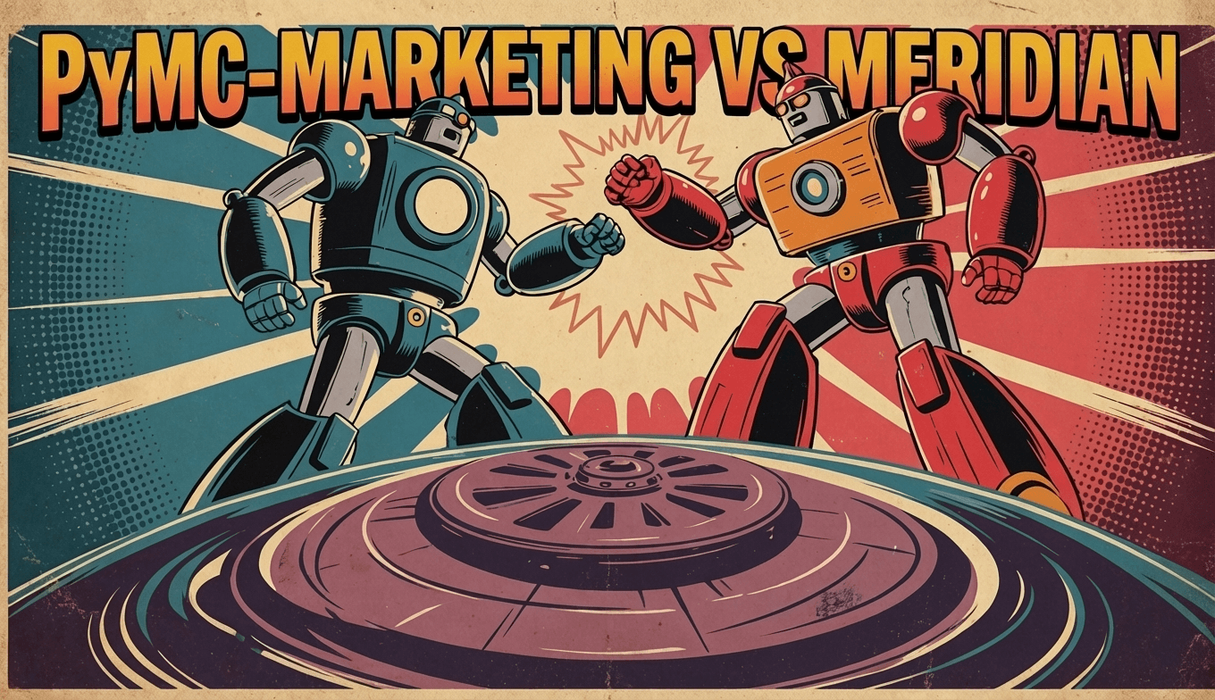 pymc_labs's tweet card. PyMC‑Marketing and Meridian Revisited: Approaches to Baseline Modeling for MMMs