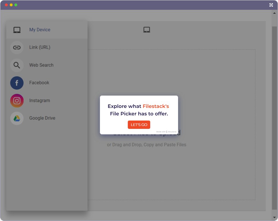 javascriptking's tweet card. Add a sleek file uploader to your website with just two lines of code. Upload files from local disk, Dropbox, Instagram, Google Drive, and over 20 integrations