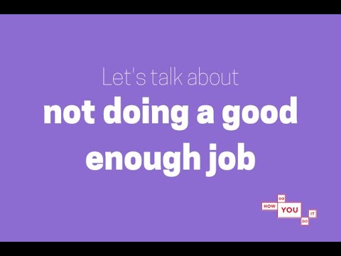 HowDoYouDoItOrg's tweet card. Let's talk about not doing a good enough job