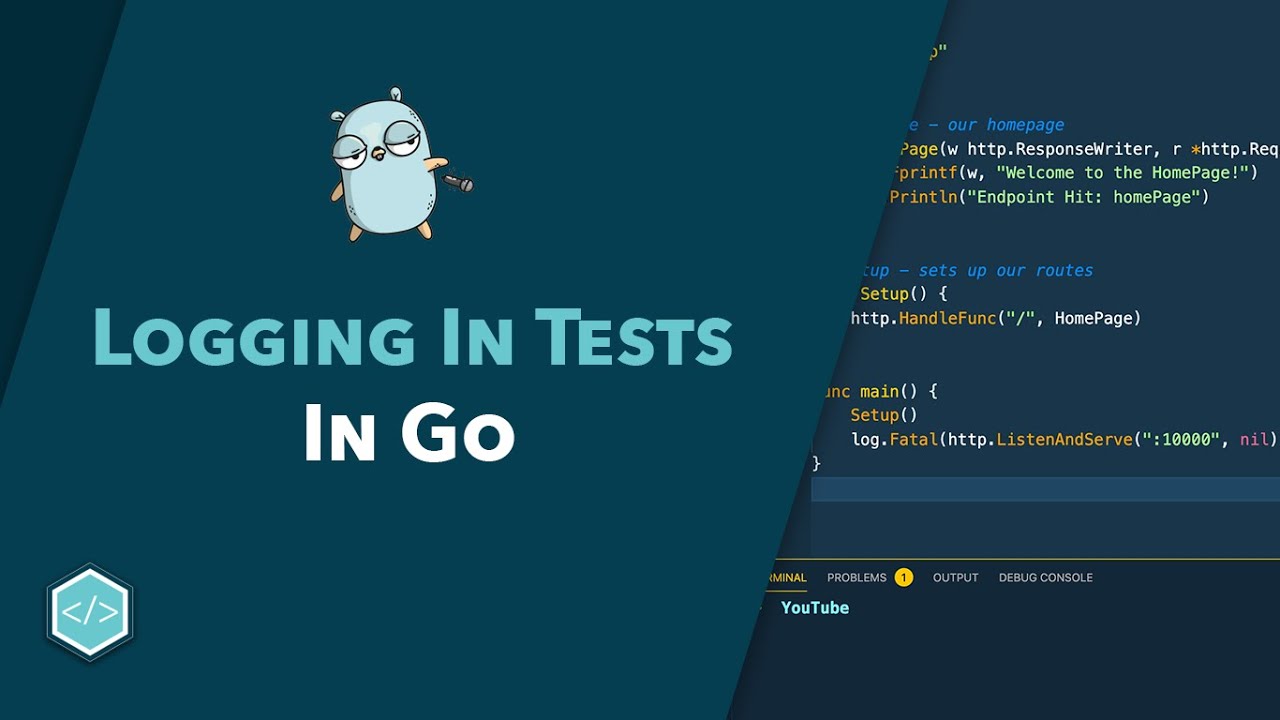 Elliot_F's tweet card. Beginner's Guide to Unit Test Logging in Go