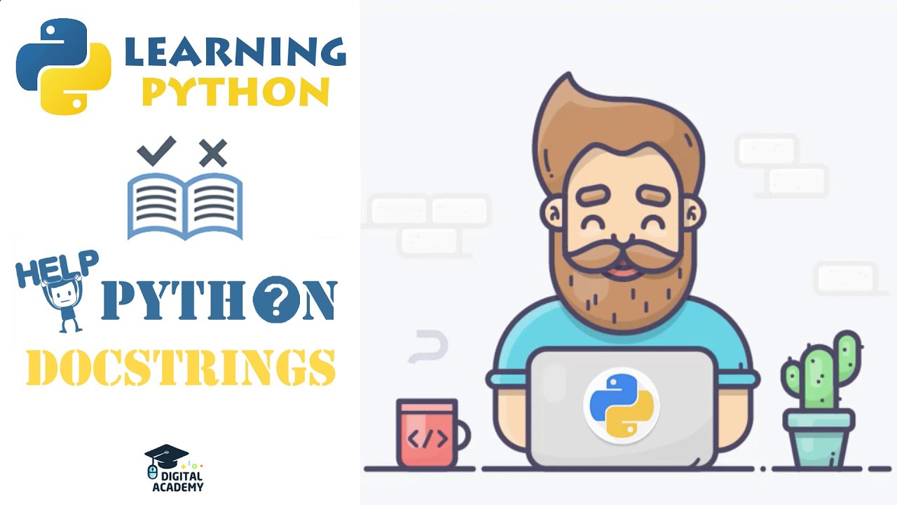 DigitalAcademyy's tweet card. Documenting a Function in Python: DOCSTRING in Python - Python...