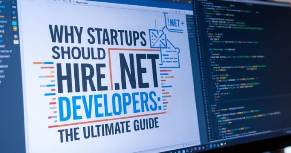 KrunalVyaas's tweet card. Startups should hire .NET developers to build scalable, secure software. Learn why .NET is ideal for startups in this comprehensive guide.