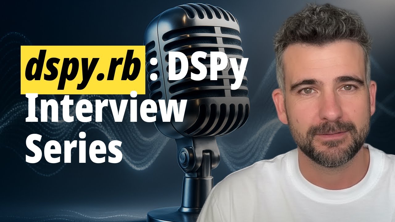 tech_optimist's tweet card. DSPy Interview Series - Vicente on DSPy for Ruby, BAML, and the New...