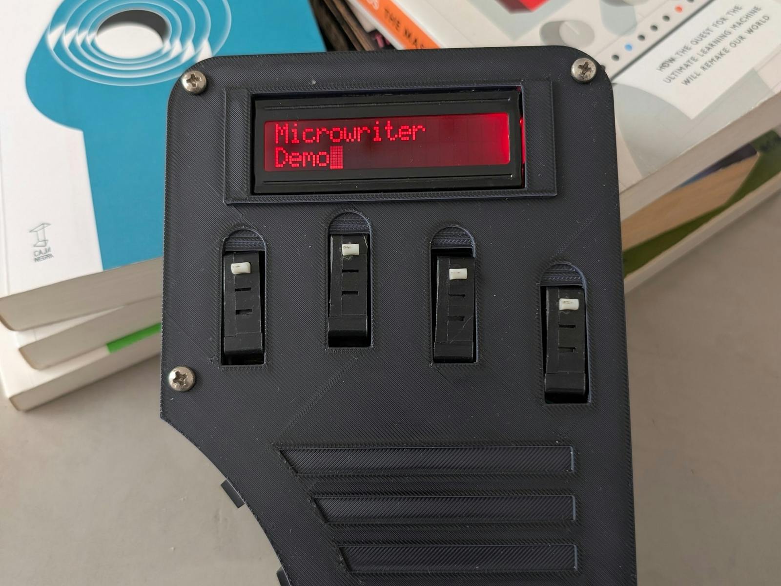 Hacksterio's tweet card. In the late seventies, a film director anticipated the mobile revolution by developing a device that allowed writing on the move