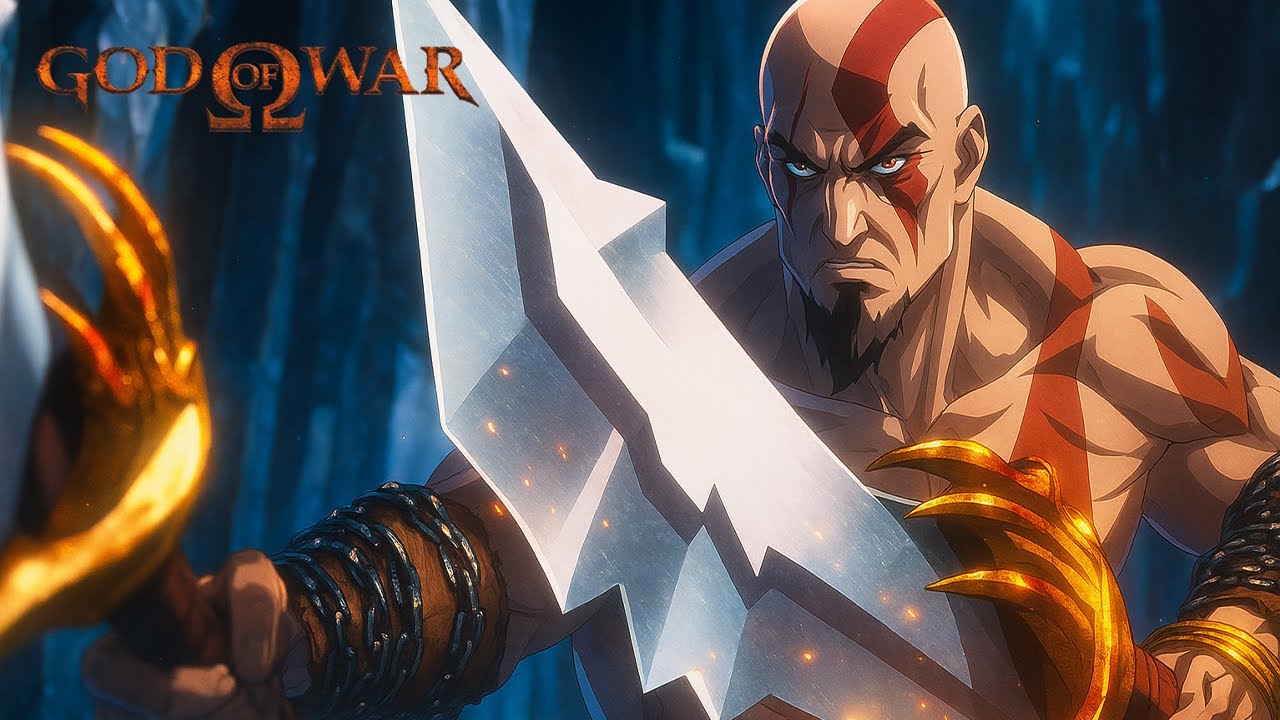 joe_poderoso's tweet card. God of War 1: Kratos vs Ares Reimagined Anime Fight Scene (Fan...