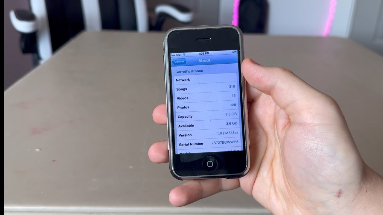 iOS10Pro's tweet card. iPhoneOS 1.0 - 18 years later